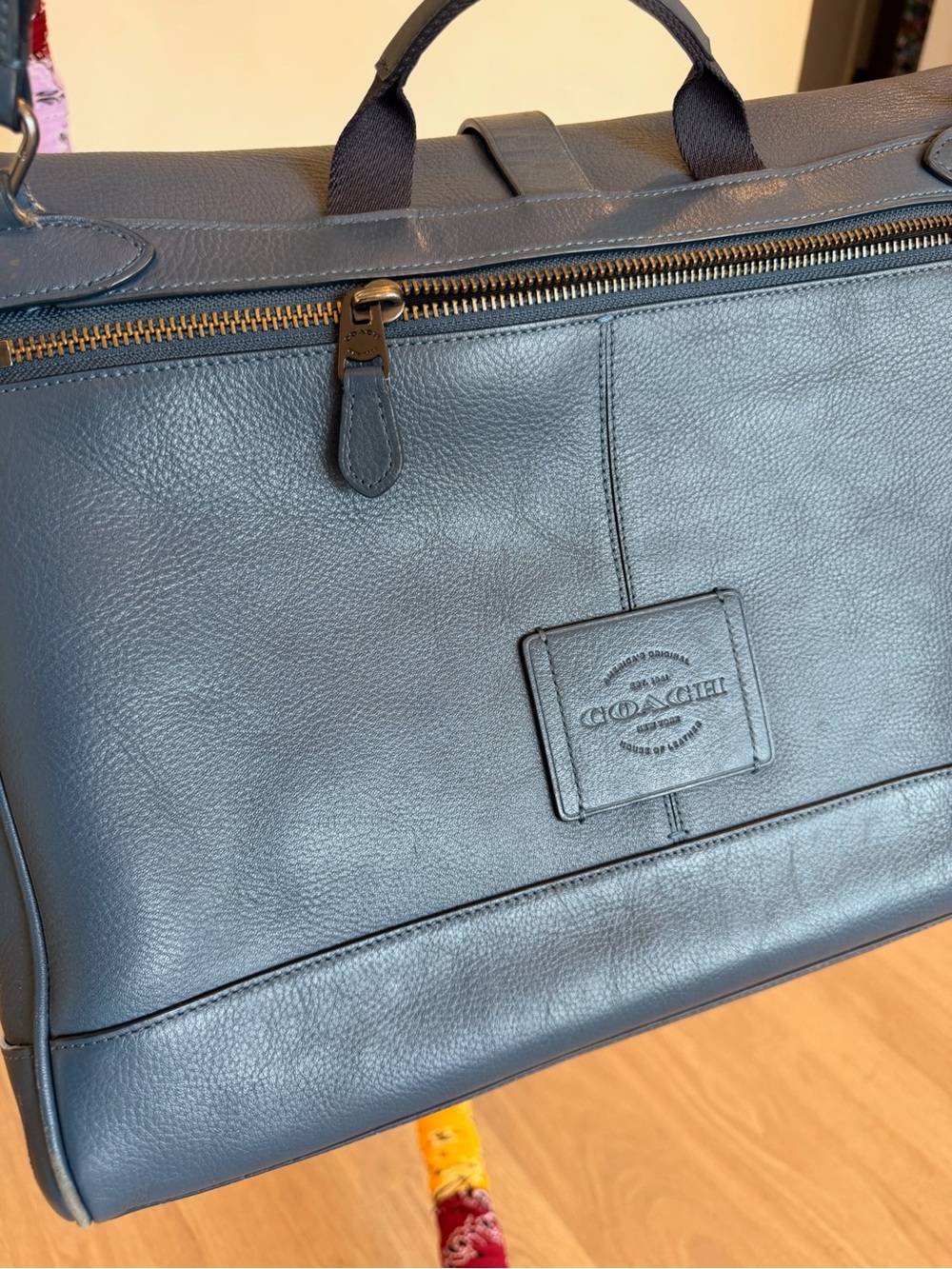 Coach Hudson Messenger Bag Duke Blue - Picture 2 of 10